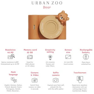 Appareil Photo Urban Ourson - The Zoofamily