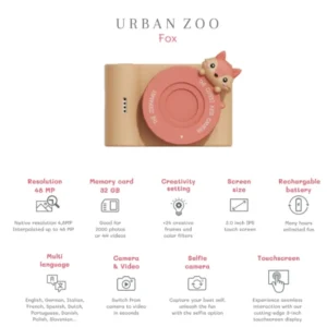 Appareil Photo Urban Renard - The Zoofamily