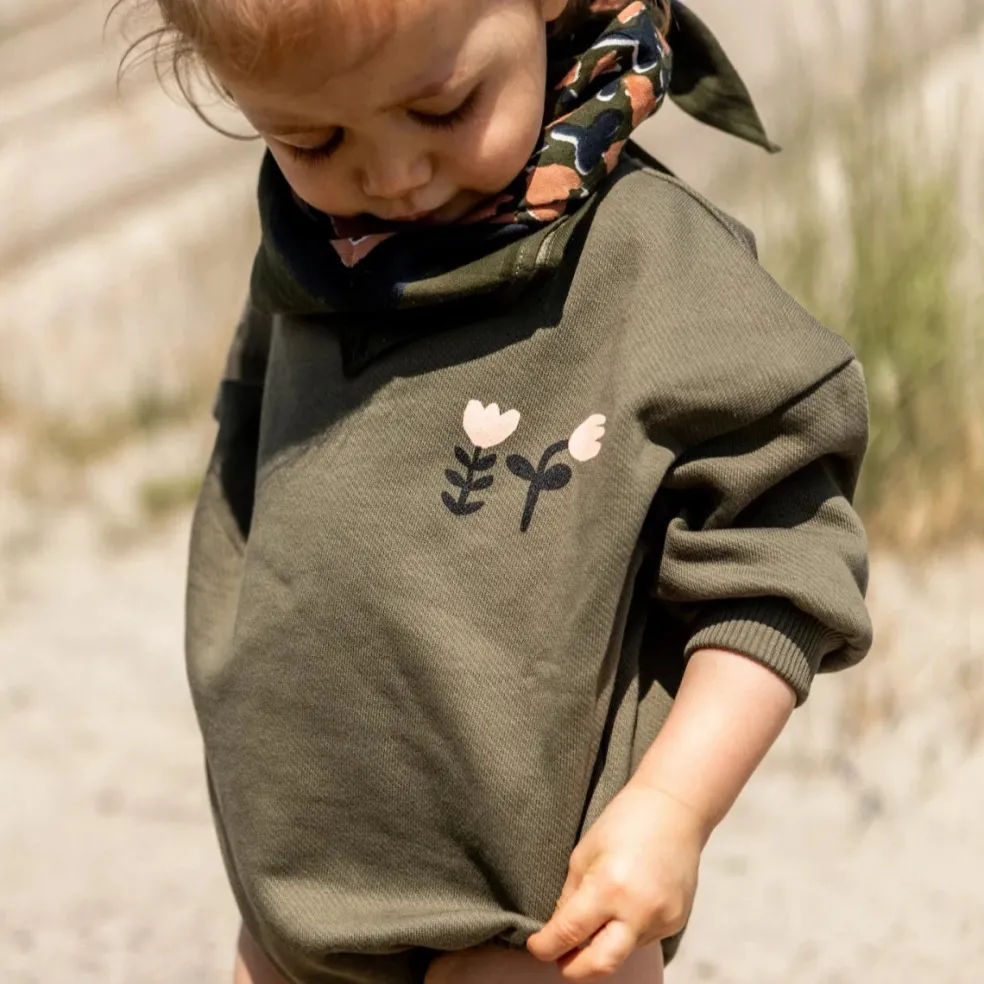 barboteuse_carma_tulipe_p_0.webp Barboteuse Carma Tulipe Placée Kaki - Apaches Collections