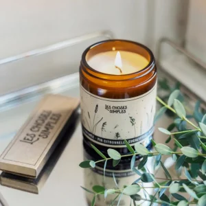 Bougie Pin-Citronnelle-Eucalyptus - Les Choses Simples