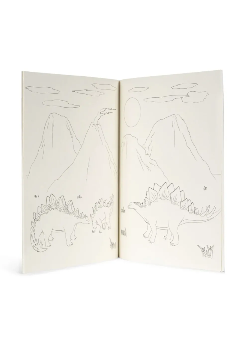 Cahier de Coloriage et Crayons Dinos - Konges Slojd