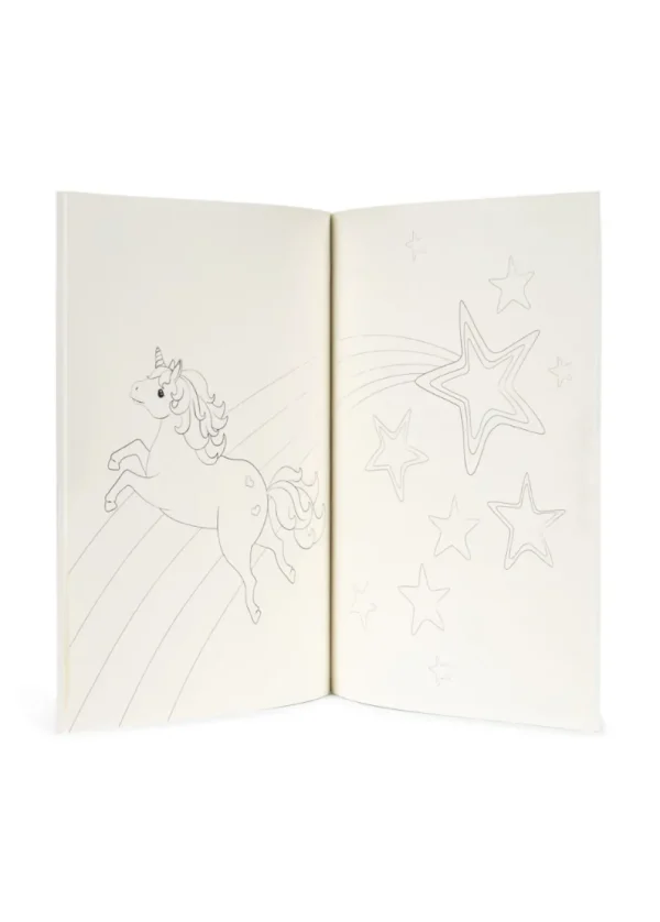 Cahier de Coloriage et Crayons Licorne - Konges Slojd