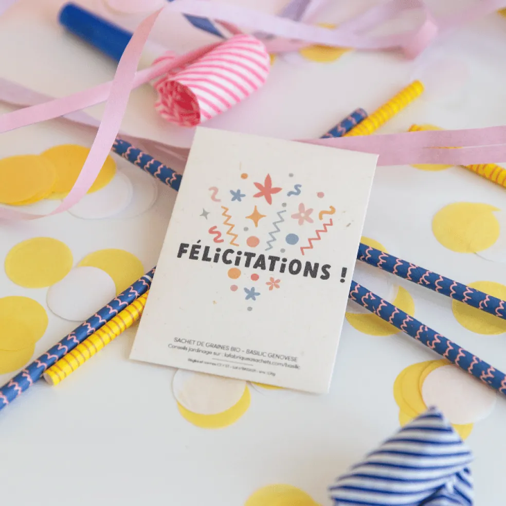 carte__planter_flicitatio_1.webp Carte à Planter Félicitations - La Fabrique à Sachets
