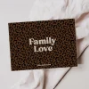 Carte Léopard "Family Love" - Mon Petit Léon