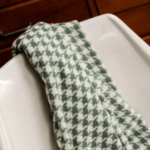 Écharpe Pied de Poule - Gentil Coquelicot