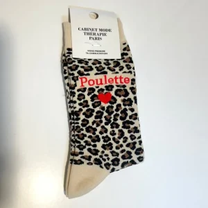 Chaussette "Poulette" Léopard - Cabinet Mode Thérapie