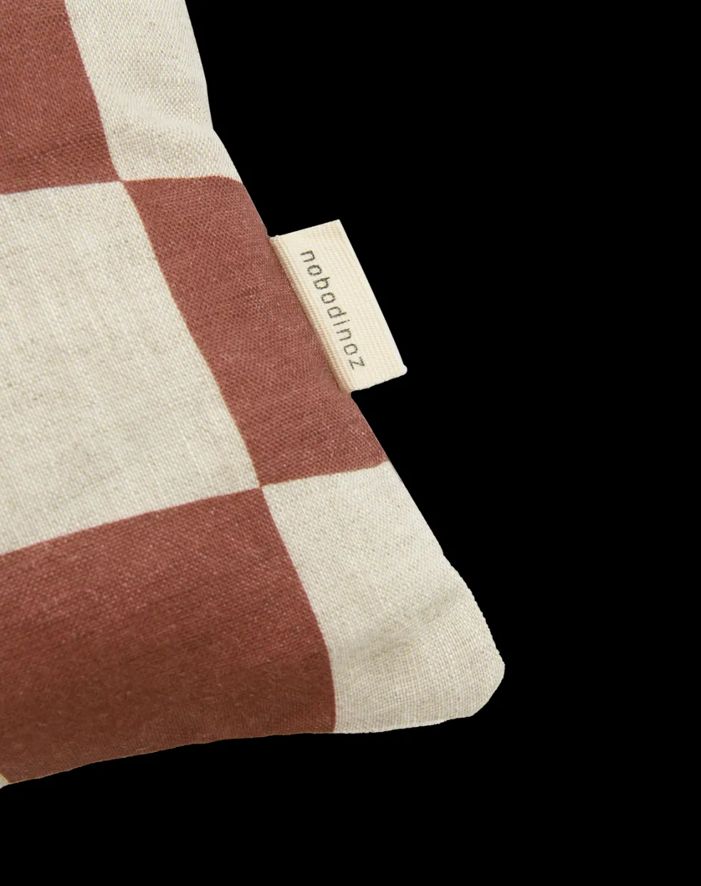 coussin_rectangulaire_mar_2.webp Coussin Rectangulaire Maroon Checks Fruits - Nobodinoz