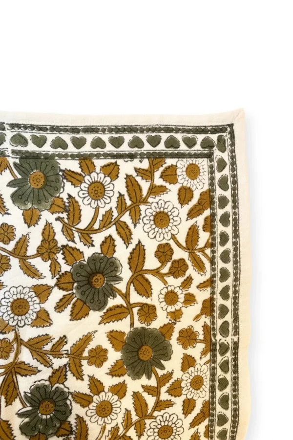 Foulard Latika Cœur Macadamia - Apaches Collections