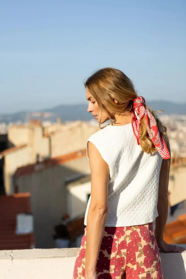 Foulard Manika Bloom Magenta - Apaches Collections