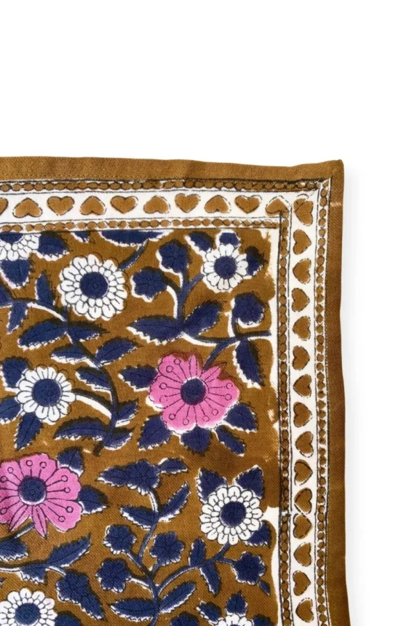 Foulard Manika Cœur Tapenade - Apaches Collections