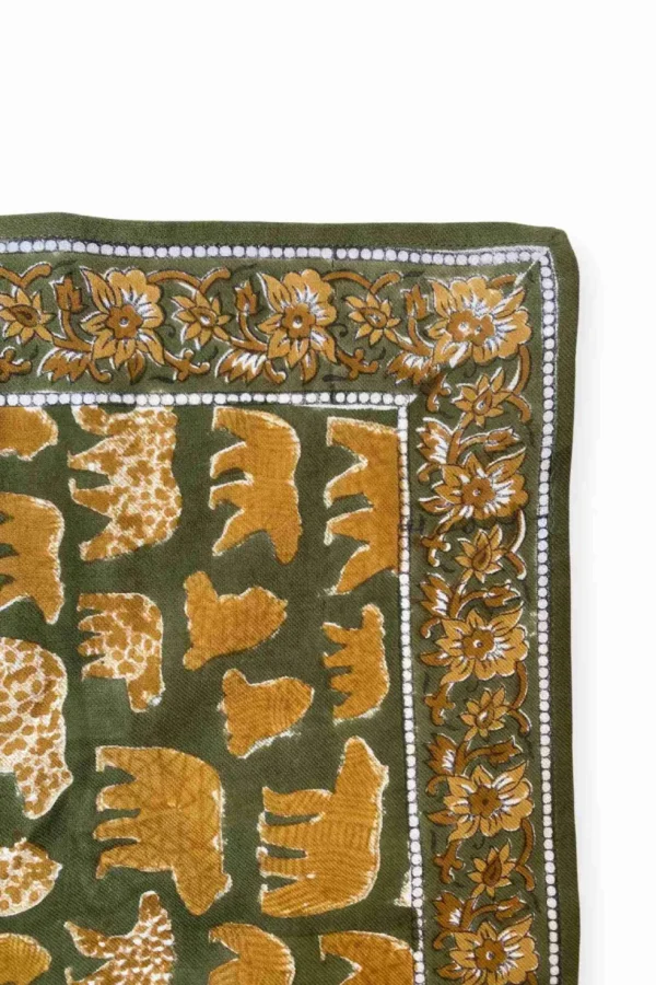 Foulard Manika Ours Kaki - Apaches Collections