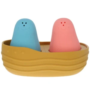 Jeu de Bain Pingouins sur Bateau - Petit Toi