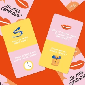 Jeu de Cartes Tu me Connais ? - Minus