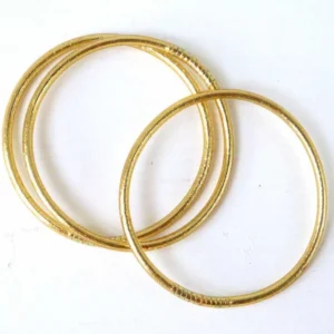 Jonc Bouddhiste Fin Or Clair - Chérie Sheriff