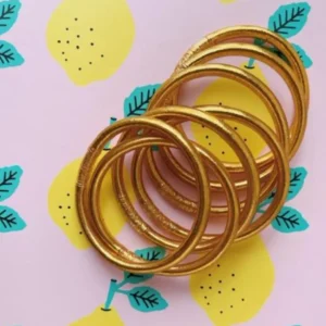 Jonc Bouddhiste Épais Or Clair - Chérie Sheriff