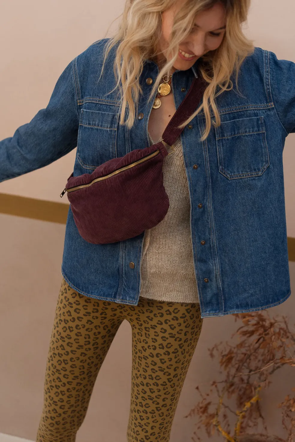 legging_mika_leopard_bron_5.webp Legging Mika Leopard Bronze - Marlot Paris