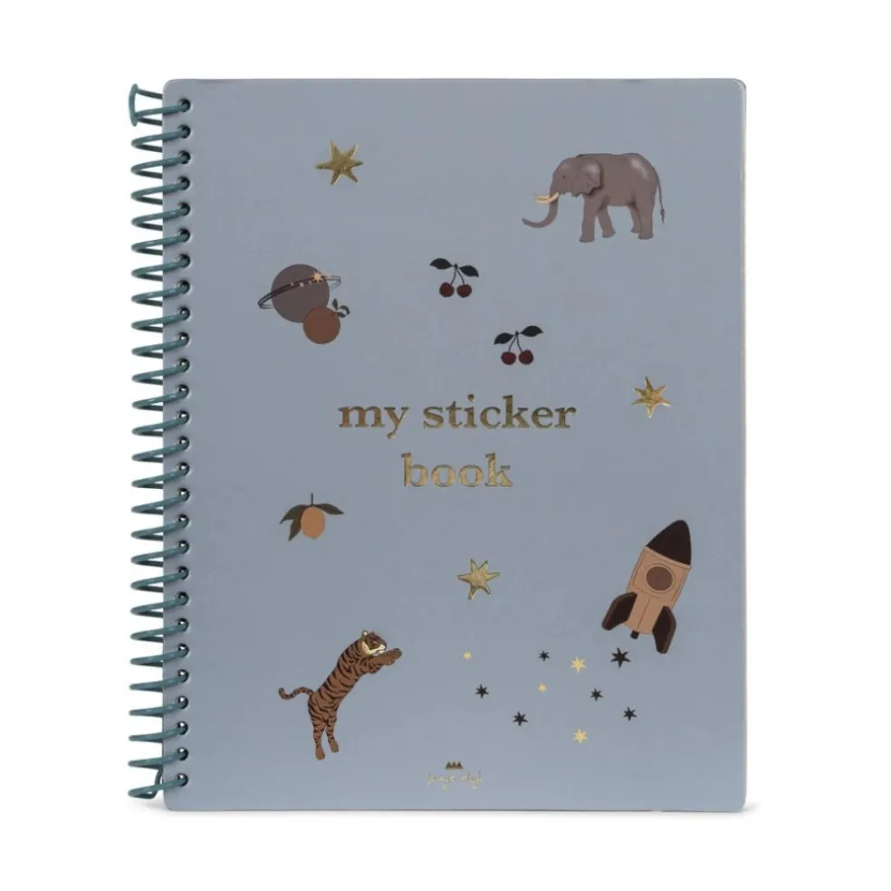 mon_carnet_dautocollants__0.webp Mon Carnet d'Autocollants Green - Konges Slojd