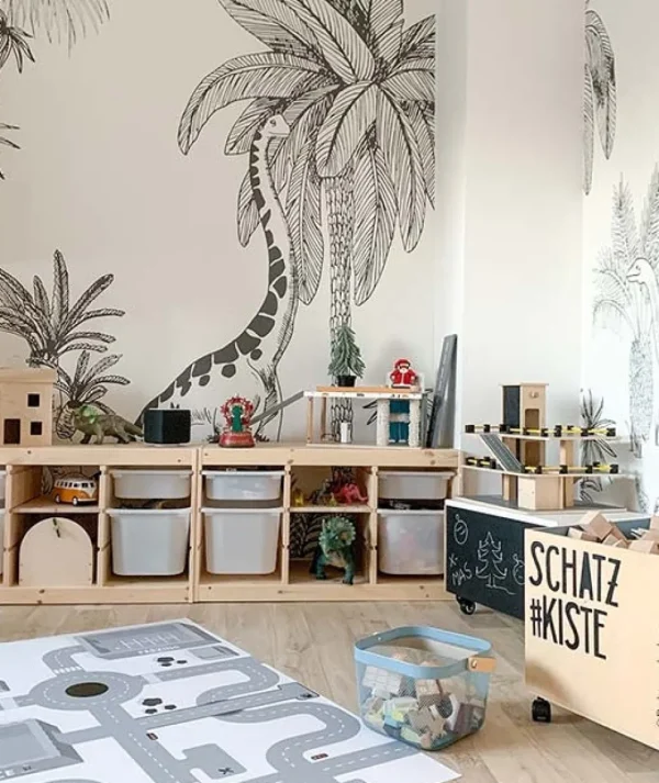 Papier Peint Panoramique Dinosaures - Lilipinso