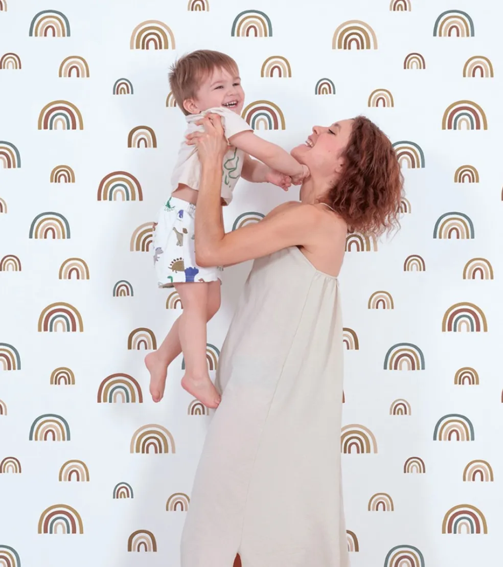 papier_peint_sunny_arcenc_1.webp Papier Peint Sunny Arc-en-ciel - Lilipinso