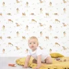 Papier Peint Vintage Faons - Lilipinso