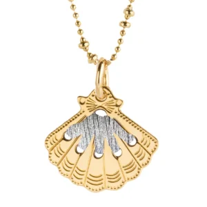 Pendentif Amulette Coquillage Or Silver - Camille Enrico