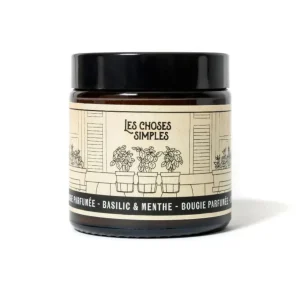 Petite Bougie Basilic & Menthe - Les Choses Simples