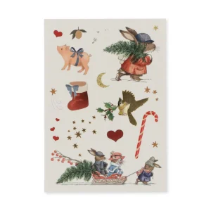 Planche de Tatouages Noël - Konges Sløjd