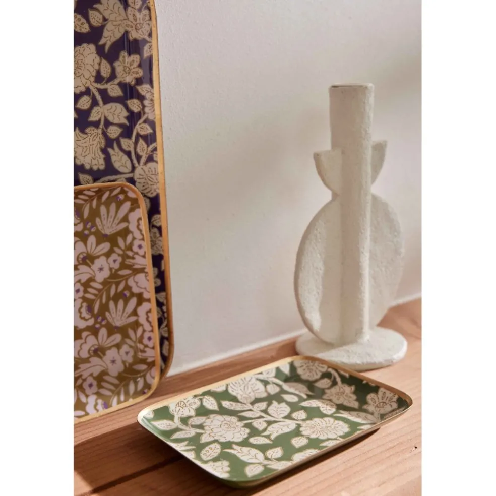 plateau_bohme__fleurs_tin_1-1.webp Plateau Bohème à Fleurs Tiny Vert - Bonheur du Jour