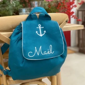 Sac à Dos Personnalisable Bleu canard