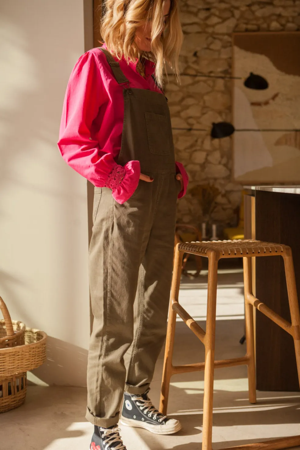 salopette_ida_kaki__marlo_3.webp Salopette Ida Kaki - Marlot Paris