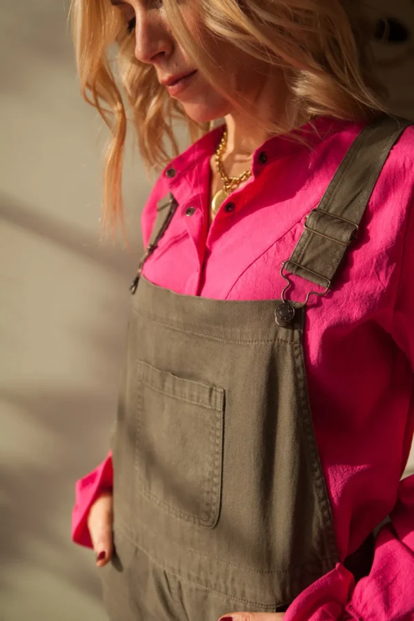 Salopette Ida Kaki - Marlot Paris