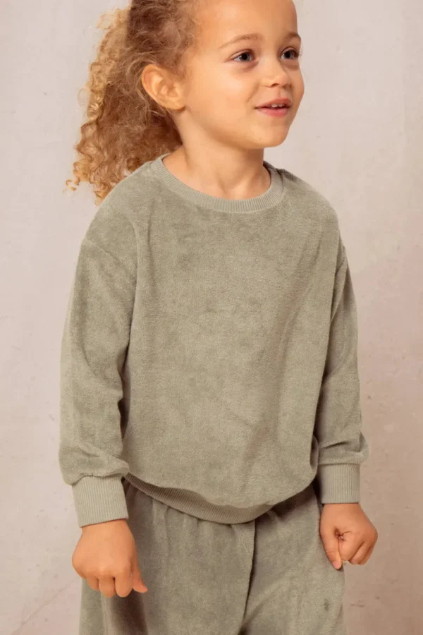 Sweat Shirt Bart Vert de Gris - Studio Bohème