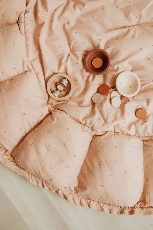 Tapis d'Eveil Contour Relevable Bloom Fleuri - Play and Go