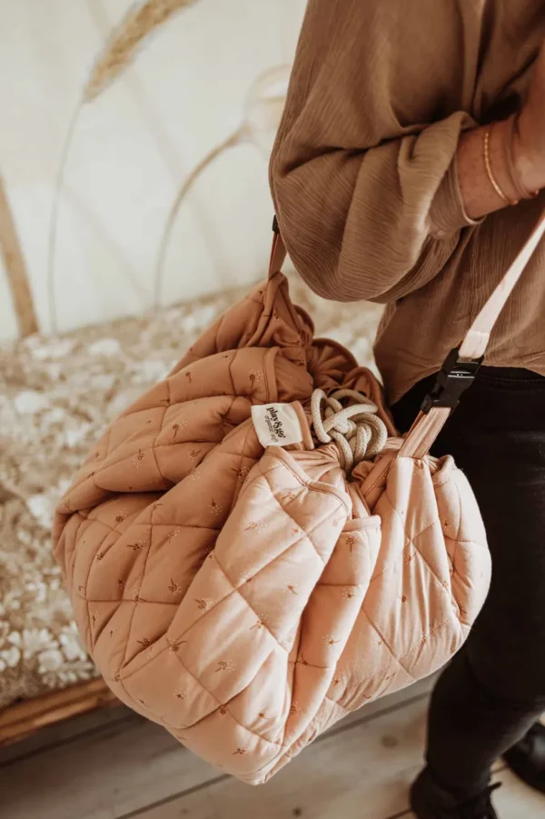 Tapis Eveil et Sac à Langer Soft Fleurs - Play and Go