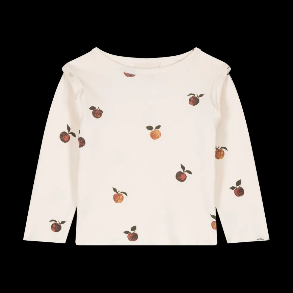 teeshirt_lala_ecru_pommes_0.webp Tee-Shirt Lala Ecru Pommes - Studio Bohème