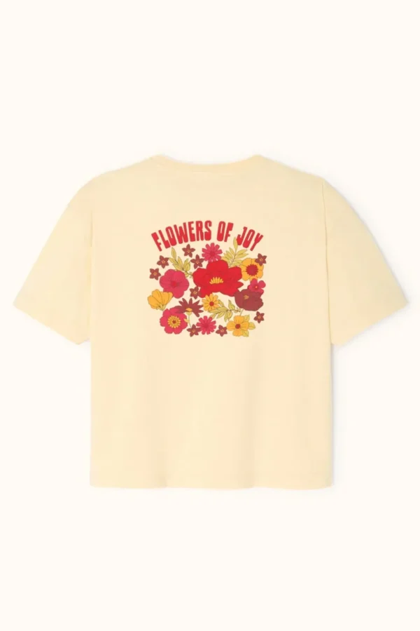 Tee-Shirt Oumo Flowers Macadamia - Apaches Collections
