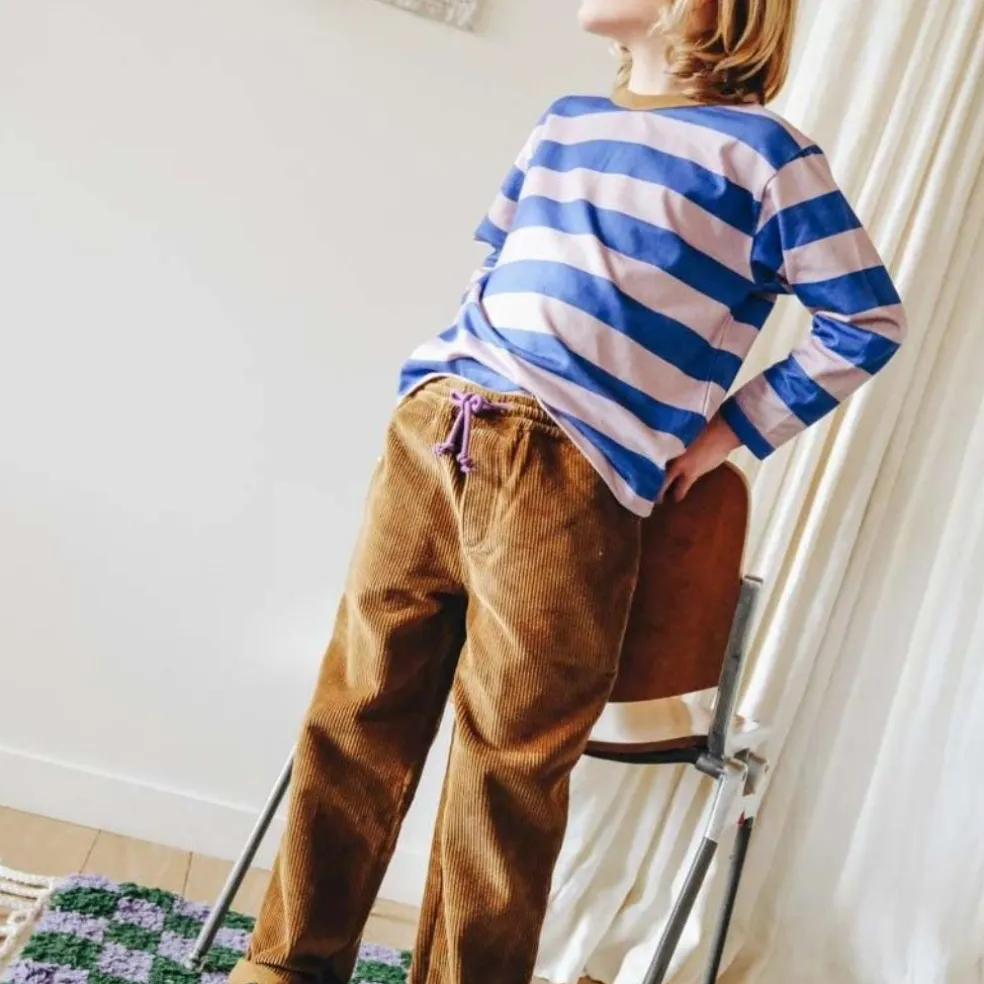 teeshirt_swann_ray_bleu___0.webp Tee-Shirt Swann Rayé Bleu - Marlot Paris