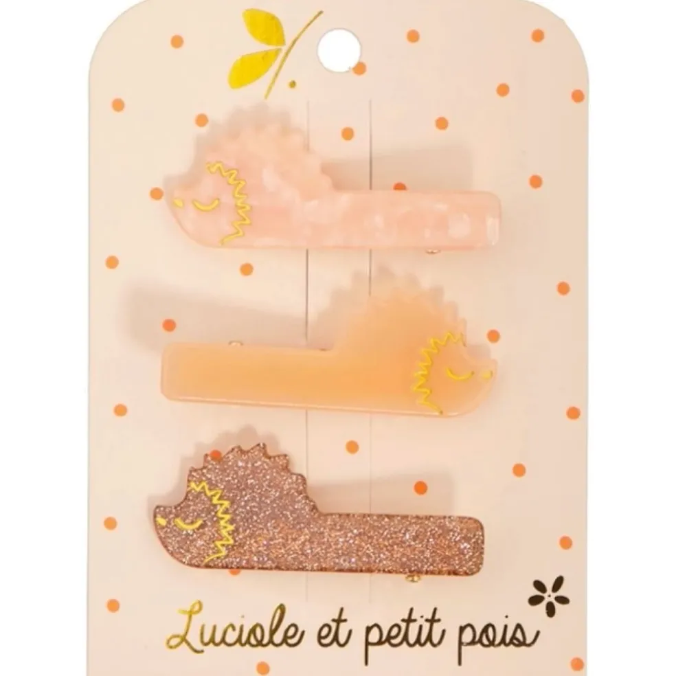 trio_de_barrettes_nacre_h_0.webp Trio de Barrettes Nacre Hérissons - Luciole et Petit Pois