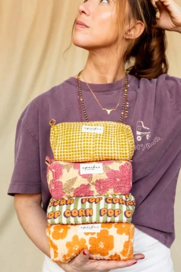 Trousse Opal Flora Bold Orange - Apaches Collections