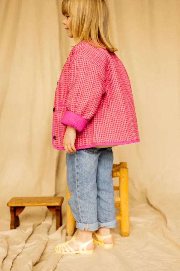 Veste Dhoti Khadi Fuchsia - Apaches Collections